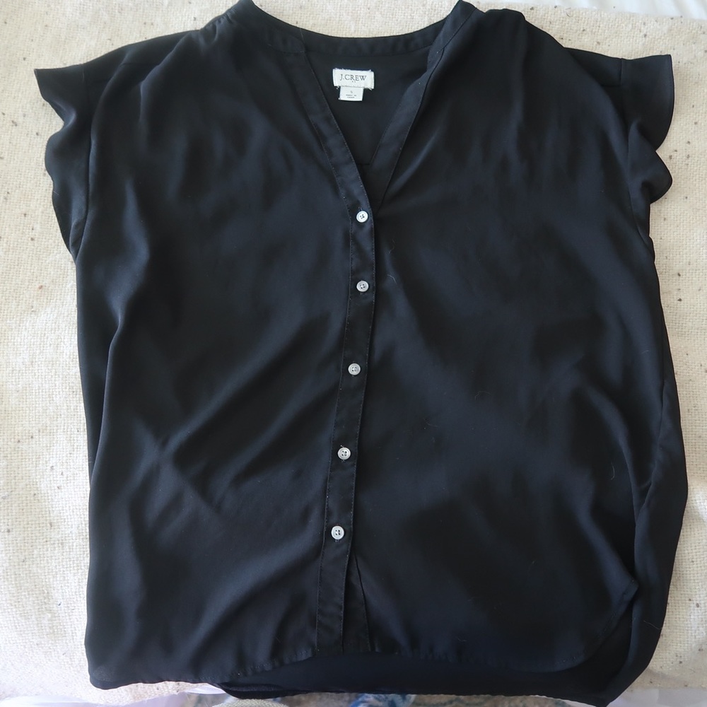 Black Satin Top